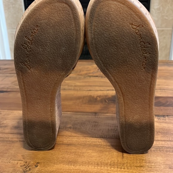 SAM Edelman sandals, leopard pattern, platform slides, size 8 - Picture 7 of 10